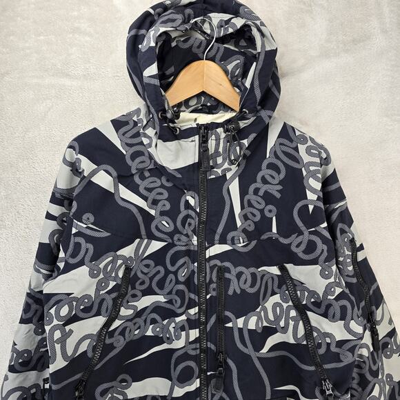 WESC Hooded Jacket Mens Medium Lester Lasso AOP Y2K Snowboard Skater Vintage - Picture 3 of 16